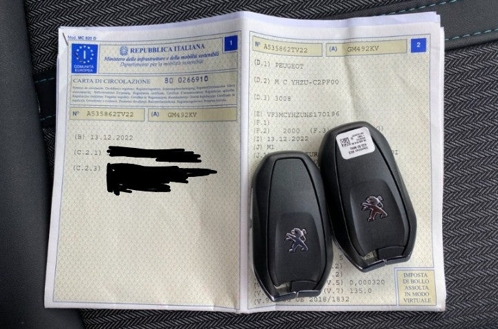 Peugeot 3008 1.5 bluehdi Allure s&s 130cv eat8 Automatic Diesel
(131PS), Diesel, , 49671 km, 13/12/2022 ,                               ✅ distribuzione a secco✅